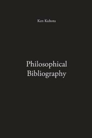 Cover of Philosophical Bibliography