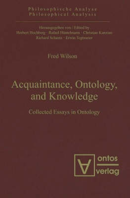 Book cover for Acquaintance, Ontology, and Knowledge