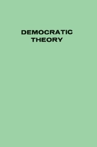 Cover of Democratic Theory