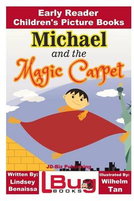 Book cover for Michael and the Magic Carpet - Early Reader - Children's Picture Books