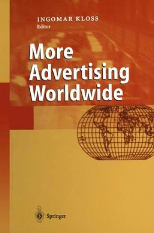 Cover of More Advertising Worldwide