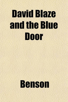 Book cover for David Blaze and the Blue Door