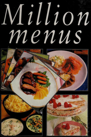 Cover of More Than a Million Menus