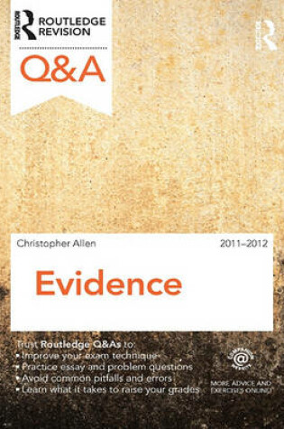 Cover of Q&A Evidence 2011-2012