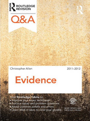 Book cover for Q&A Evidence 2011-2012