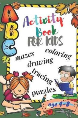 Cover of activity book for kids