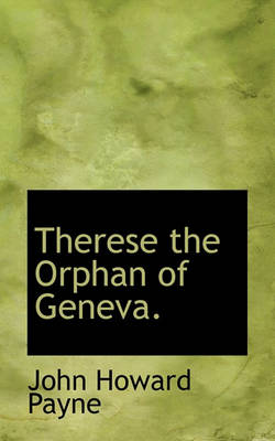 Book cover for Therese the Orphan of Geneva.