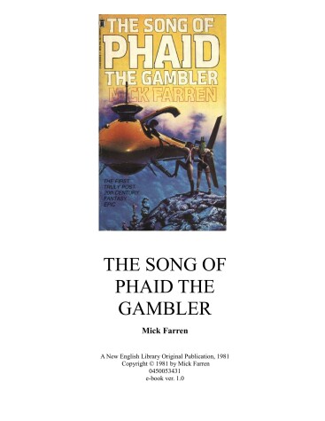 Book cover for Phaid the Gambler