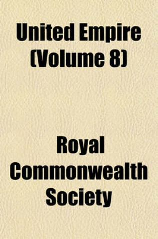 Cover of United Empire Volume 9