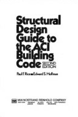 Cover of Structural Design Guide to the ACI Building Code