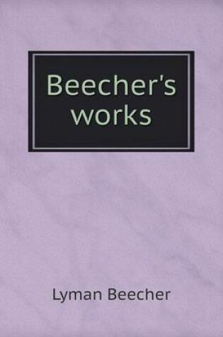 Cover of Beecher's works