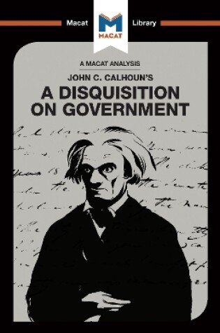 Cover of A Disquisition on Government