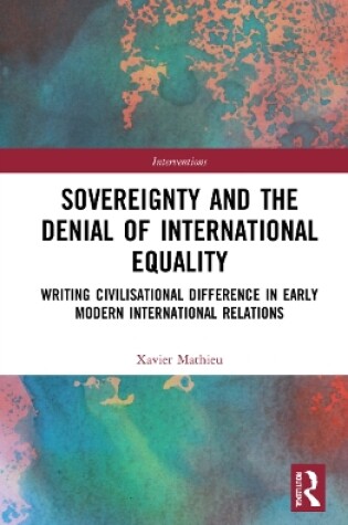 Cover of Sovereignty and the Denial of International Equality