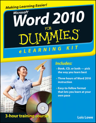 Book cover for Word 2010 Elearning Kit for Dummies