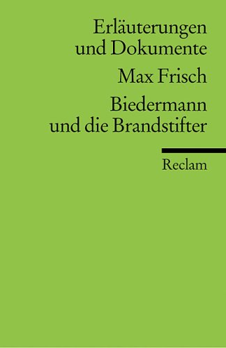 Book cover for Biedermann Und Die Brandstifter