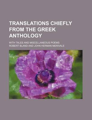 Book cover for Translations Chiefly from the Greek Anthology; With Tales and Miscellaneous Poems