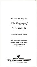 Book cover for Shakespeare : Macbeth (Sc)