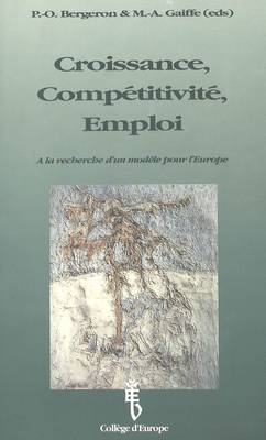 Book cover for Croissance Competitiv.Emploi