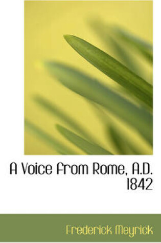 Cover of A Voice from Rome, A.D. 1842