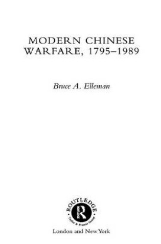 Cover of Modern Chinese Warfare, 1795-1989