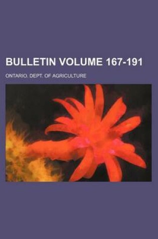 Cover of Bulletin Volume 167-191