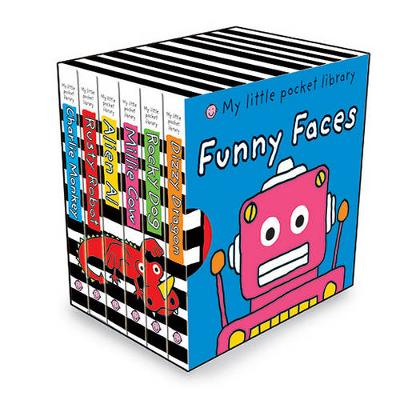 Book cover for My Little Pocket Library Funny Faces