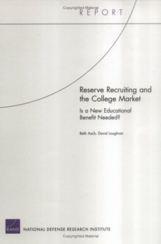 Cover of Reserve Recruiting and the College Market