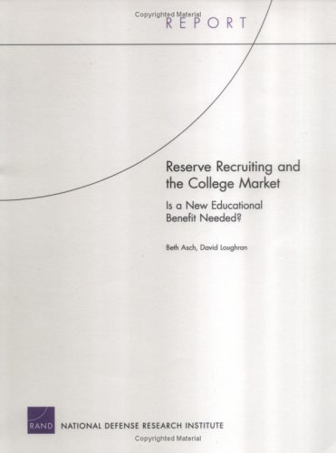 Cover of Reserve Recruiting and the College Market