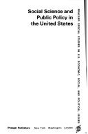 Book cover for Social Science and Public Policy in the United States