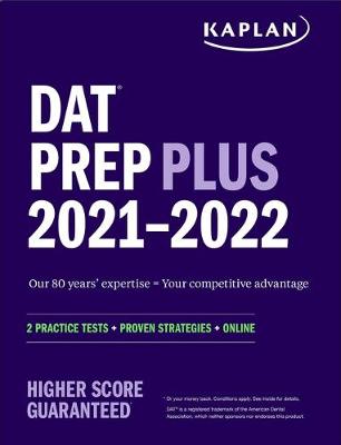 Book cover for DAT Prep Plus 2021-2022