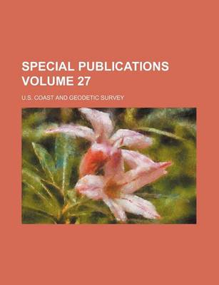 Book cover for Special Publications Volume 27