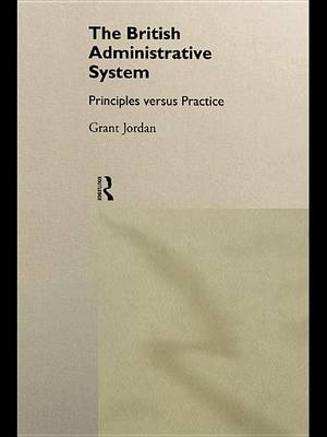 Book cover for The British Administrative System