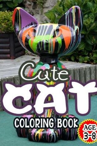 Cover of Cute Cat Coloring Book