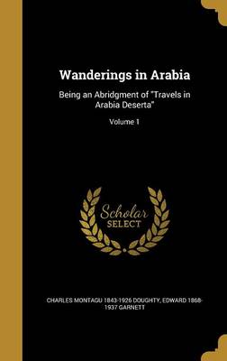 Book cover for Wanderings in Arabia