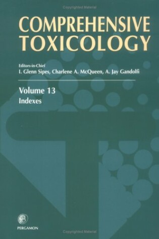 Cover of Comprehensive Toxicology, Volume 13