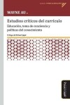 Book cover for Estudios criticos del curriculo