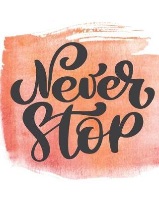 Book cover for Never Stop