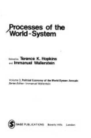 Cover of Processes of the World-System