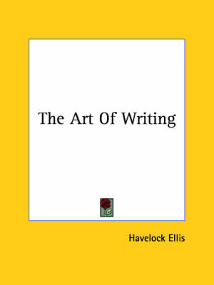 Book cover for The Art of Writing