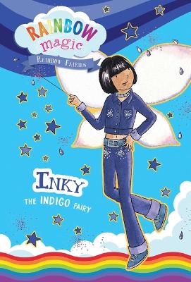 Cover of Rainbow Magic Rainbow Fairies Book #6: Inky the Indigo Fairy