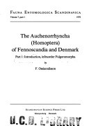 Cover of The Auchenorrhyncha (Homoptera) of Fennoscandia and Denmark, Volume 1. Introduction, Infraorder Fulgoromorpha