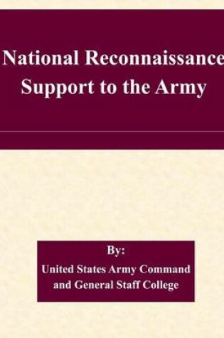 Cover of National Reconnaissance Support to the Army
