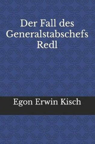 Cover of Der Fall des Generalstabschefs Redl