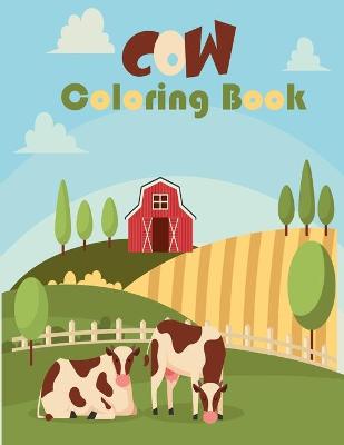 Book cover for Cow Coloring Book