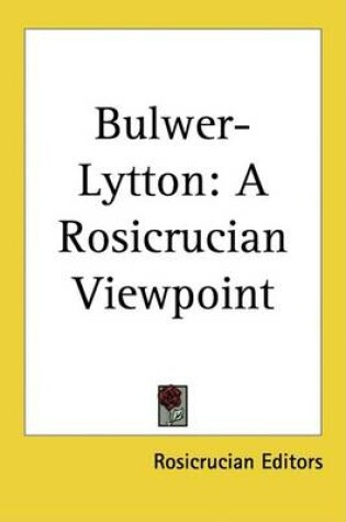 Cover of Bulwer-Lytton