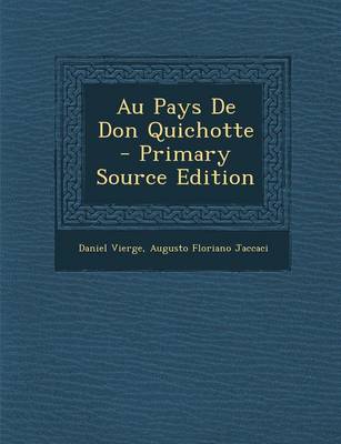 Book cover for Au Pays de Don Quichotte