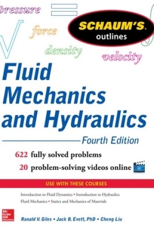 Cover of Schaum’s Outline of Fluid Mechanics and Hydraulics