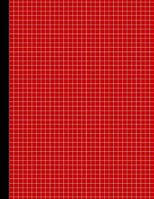 Book cover for Graph Paper Notebook - Narrow Rule - 8.5 X 11 - Red 101