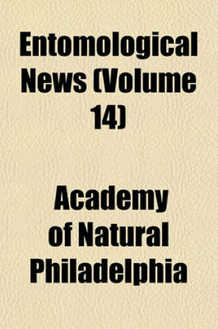 Cover of Entomological News (Volume 14)