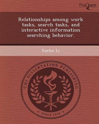 Book cover for Relationships Among Work Tasks